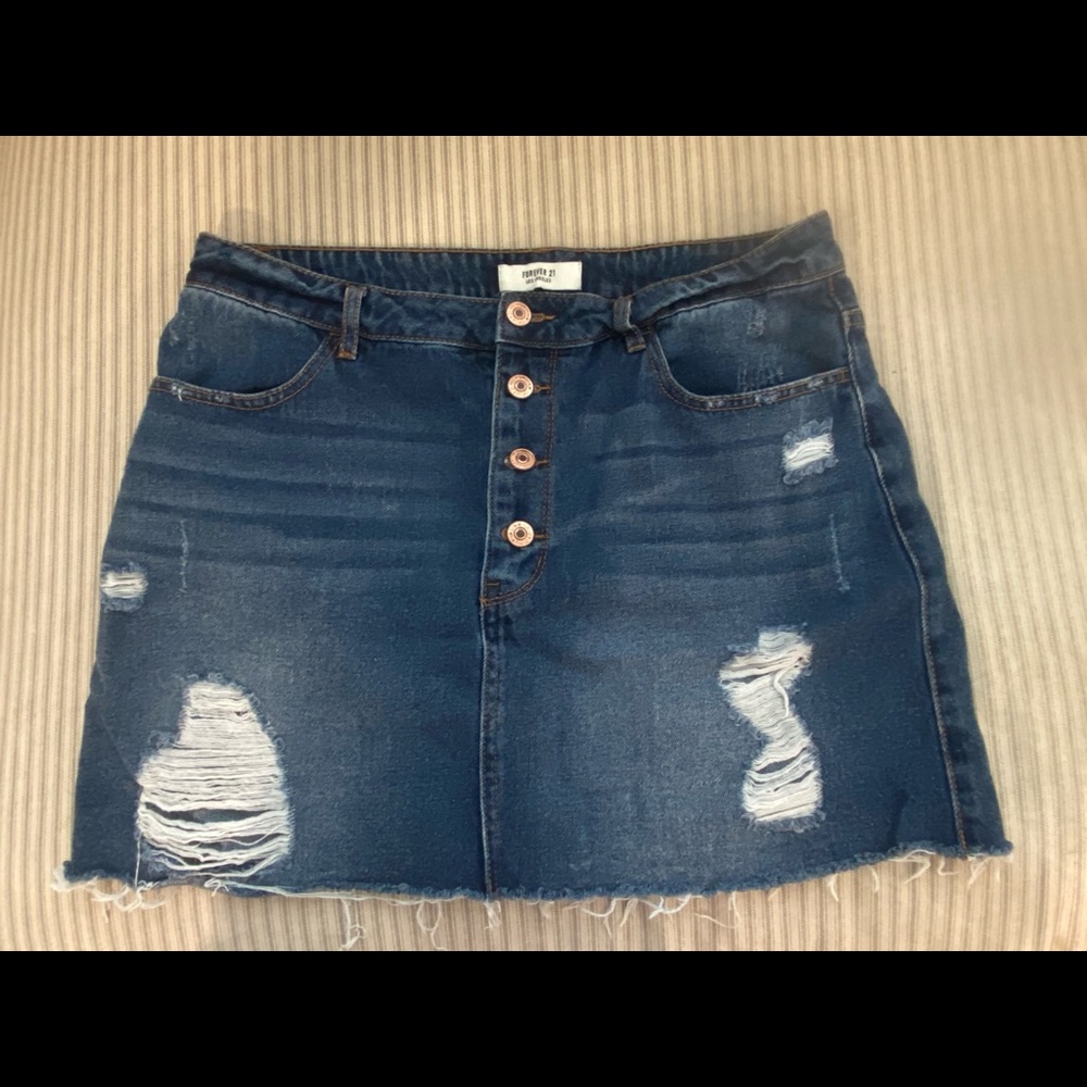 Forever 21 Jean Skirt